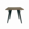 Tavolo da pranzo Yutan 80x80 cm rovere compatto e moderno