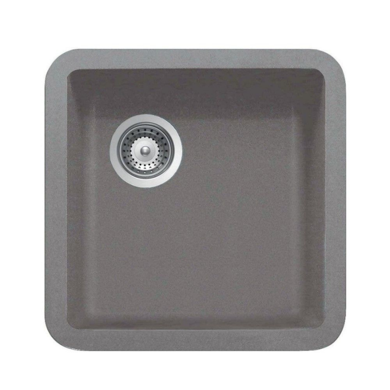Vasca sottotop Smeg VST38T 38x38 cm sintetico titanio moderna