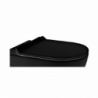Copriwater T-Cover nero opaco moderno universale bagno