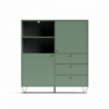 Credenza Aldo 6 verde con 2 ante e 3 cassetti elegante e capiente