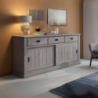 Madia Anthony67070 con 2 ante scorrevoli e 3 cassetti ancona oak