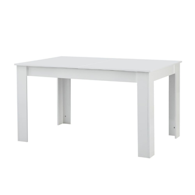 Tavolo allungabile Tony bianco 140x90x78 cm moderno e pratico