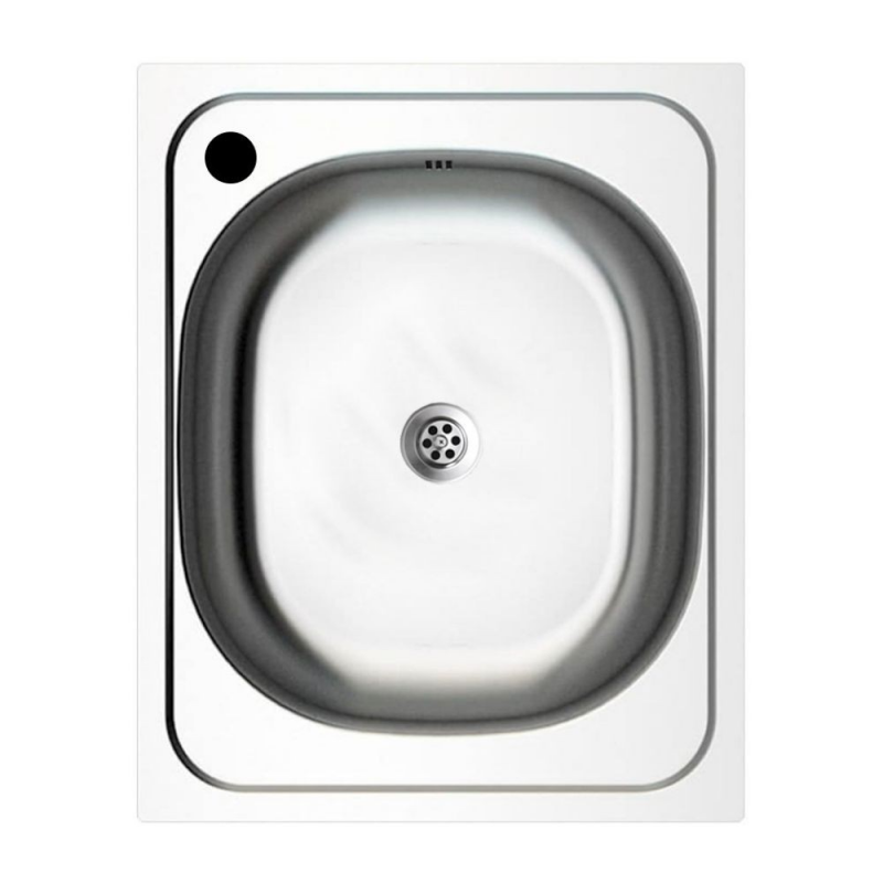 Lavello incasso N205AS 40x50 cm monovasca inox pratico
