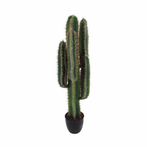 Pianta ornamentale cactus 108 cm con vaso decorativo realistica