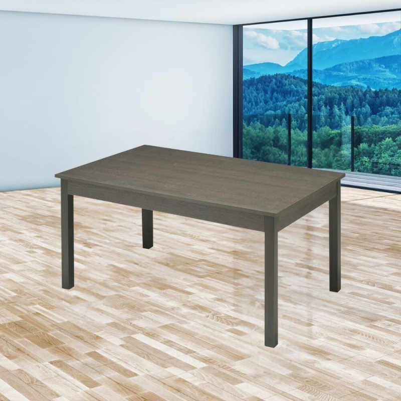 Tavolo allungabile Firenze rovere grafite 120x80 moderno