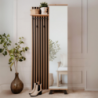 Mobile ingresso Medan 42A cannettato quercia antracite con specchio
