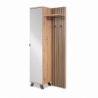 Mobile ingresso Medan 42A cannettato quercia antracite con specchio
