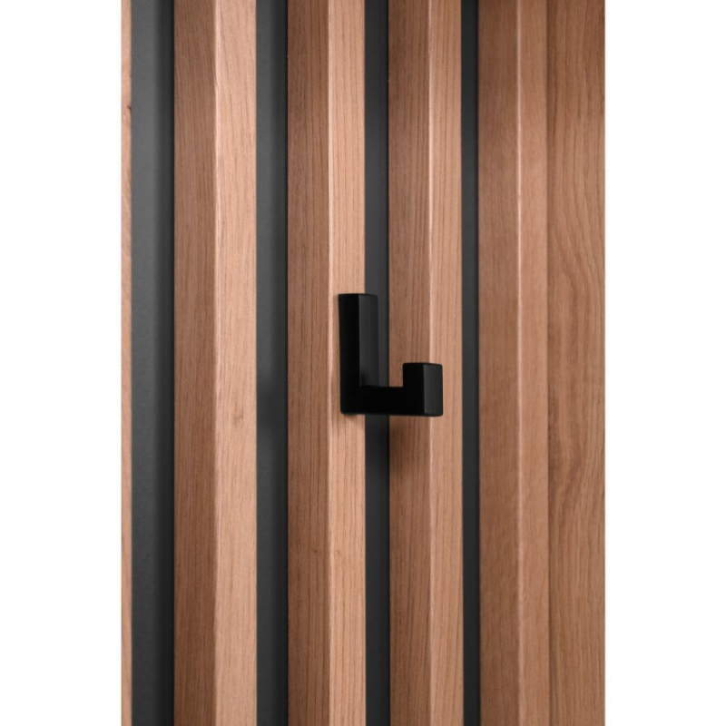 Mobile ingresso Medan 42A cannettato quercia antracite con specchio