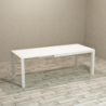 Tavolo allungabile Golia 130x80 bianco larice moderno