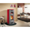 Pedana salvapavimento per stufe a legna e pellet in acciaio 70x60