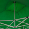 Gazebo richiudibile pieghevole 3 X 3 Verde ricoperto in PVC impermeabile