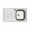 Lavello incasso cucina MP861VSX acciaio 86x50 cm vasca e gocciolatoio