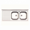 Lavello appoggio 50 Series 120x50 cm SA127 sinistro