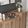 Madia Ellaria 4 ante noce 160x42x75h design moderno e capiente