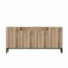 Madia Ellaria 4 ante noce 160x42x75h design moderno e capiente