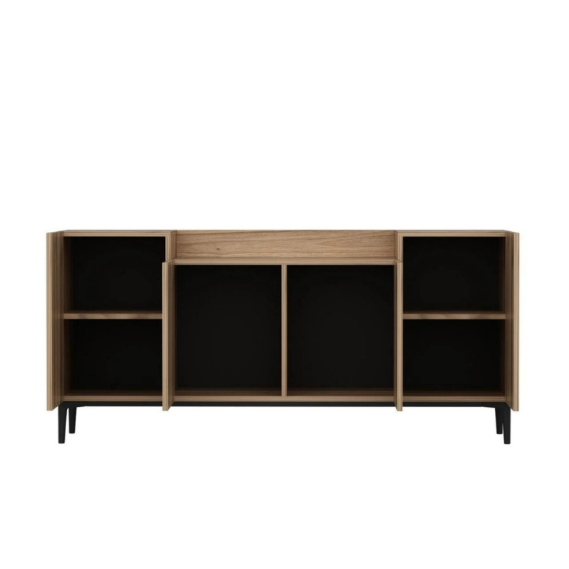 Madia Ellaria 4 ante noce 160x42x75h design moderno e capiente