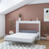 Letto matrimoniale a scomparsa Capsule bianco 160x200 salvaspazio