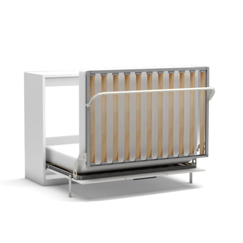 Letto matrimoniale a scomparsa Capsule bianco 160x200 salvaspazio