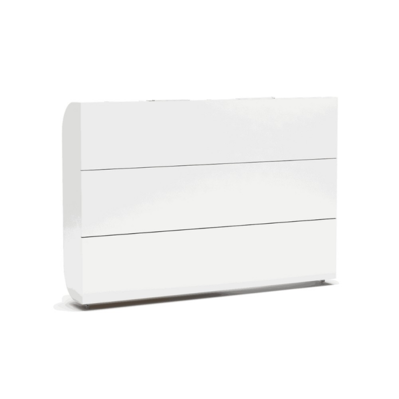Letto matrimoniale a scomparsa Simple orizzontale bianco 160