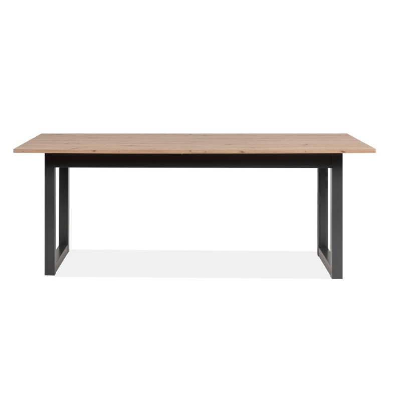Tavolo allungabile Denver 80C quercia antracite 200x75x90 cm