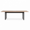 Tavolo allungabile Denver 80C quercia antracite 200x75x90 cm