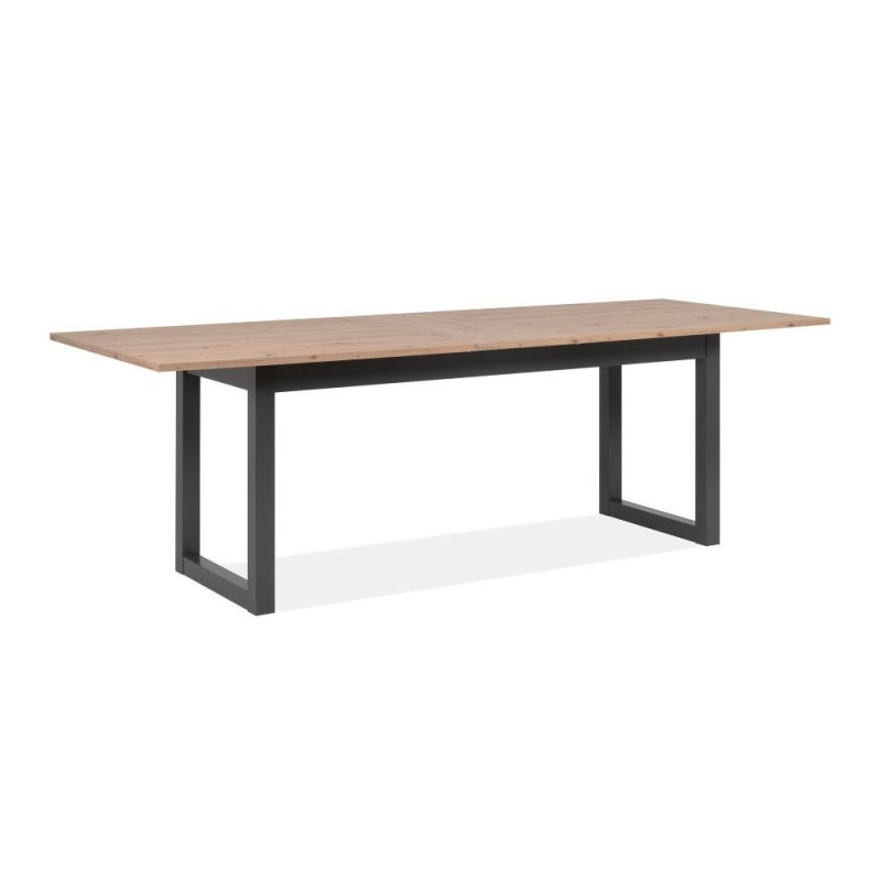 Tavolo allungabile Denver 80C quercia antracite 200x75x90 cm