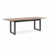 Tavolo allungabile Denver 80C quercia antracite 200x75x90 cm