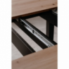 Tavolo rotondo allungabile Coburg 100 quercia/nero – Versatilità e stile
