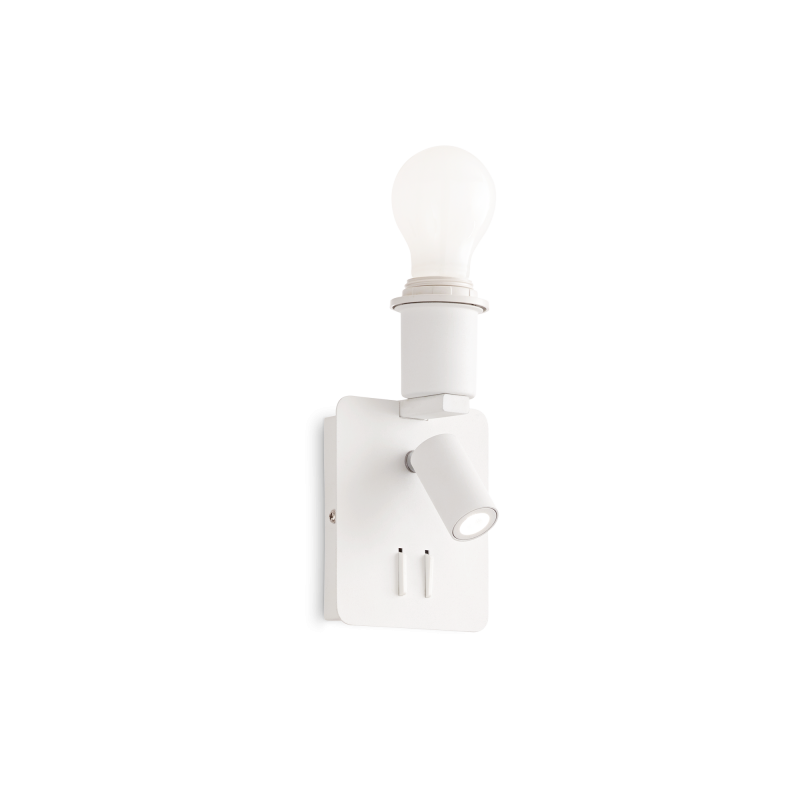 Lampada Da Parete Gea Map2 Bianco Ideal-lux