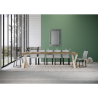 Consolle allungabile 90x40/300 cm Diago Premium telaio Antracite