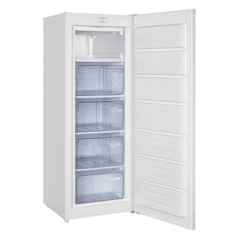 Congelatore verticale Daya 168L 4 cassetti classe E bianco