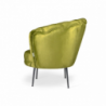 Poltrona Orel velluto verde acido classica elegante casa