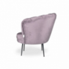 Poltrona Orel velluto glicine classica elegante casa