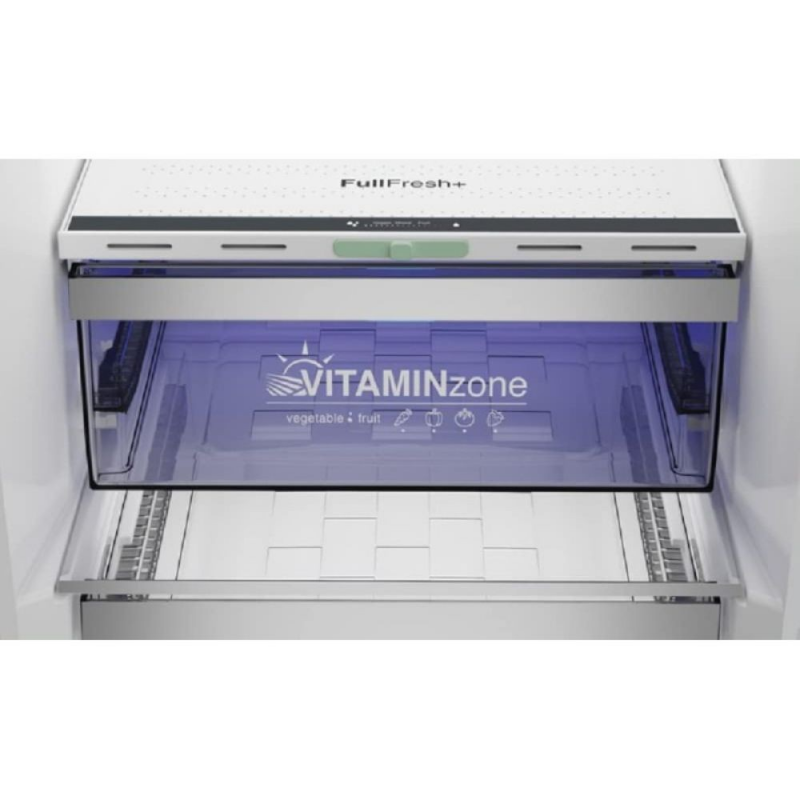 Frigorifero combinato Grundig GKPN66840LXRW 324L dark inox classe C