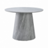 Tavolo tondo Ben cemento 100x100x75,5 cm moderno e robusto