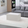 Tavolino da salotto Lola bianco 80x80x40 cm moderno e versatile
