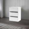 Cassettiera Smart ST2 3 cassetti bianco moderna compatta casa
