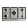 Piano cottura a gas Samet Apollo 2 incasso 5 fuochi 90 cm inox