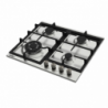 Piano cottura Samet Sansone a gas 4 fuochi 60 cm acciaio inox