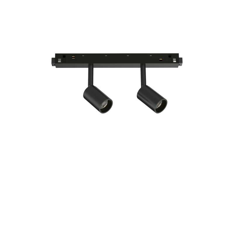Sistema lineare Ego Track Double 5W 3000K DALI nero Ideal Lux