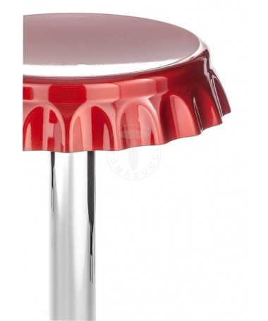 Zoom Sgabelli bar a forma di tappo - set da 2 rosso