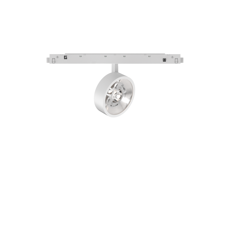 Sistema lineare Ego Track Flat Single 9W 3000K DALI bianco Ideal Lux