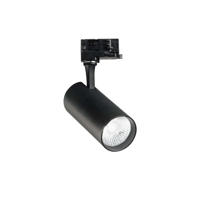 Tracklights Fox 25W CRI80 4000K On/Off BK Ideal Lux