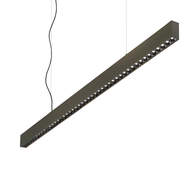 Lampada a sospensione Office SP 4000K nera Ideal Lux