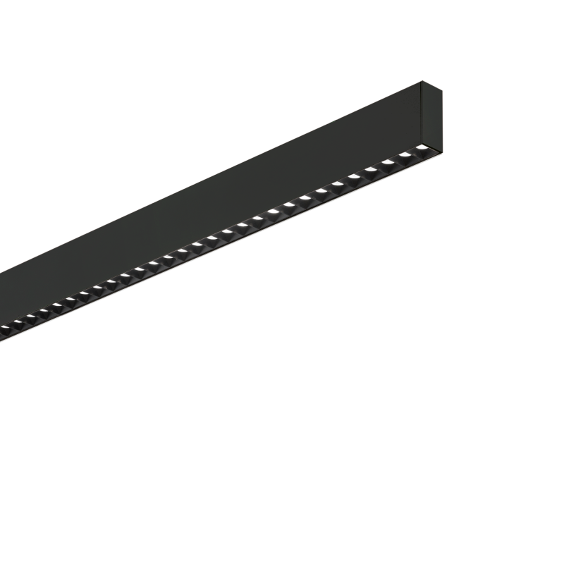 Sistema Lineare Steel Accent 4000K BK Ideal Lux LED moderno