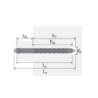Set 200 tasselli KSA08100 espansione Ø8x100 vite Torx Made Italy