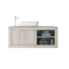 mobile bagno sospeso 92 cm pino bianco | levante shop