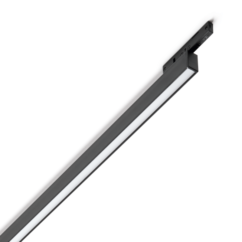 Sistema lineare Deva Wide Outer 21W BK Ideal Lux illuminazione