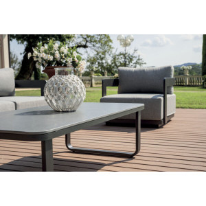 Salotto Antibes alluminio antracite Moia elegante e resistente