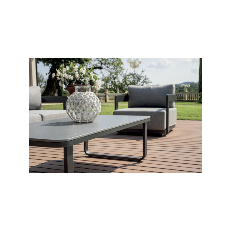 Salotto Antibes alluminio antracite Moia elegante e resistente